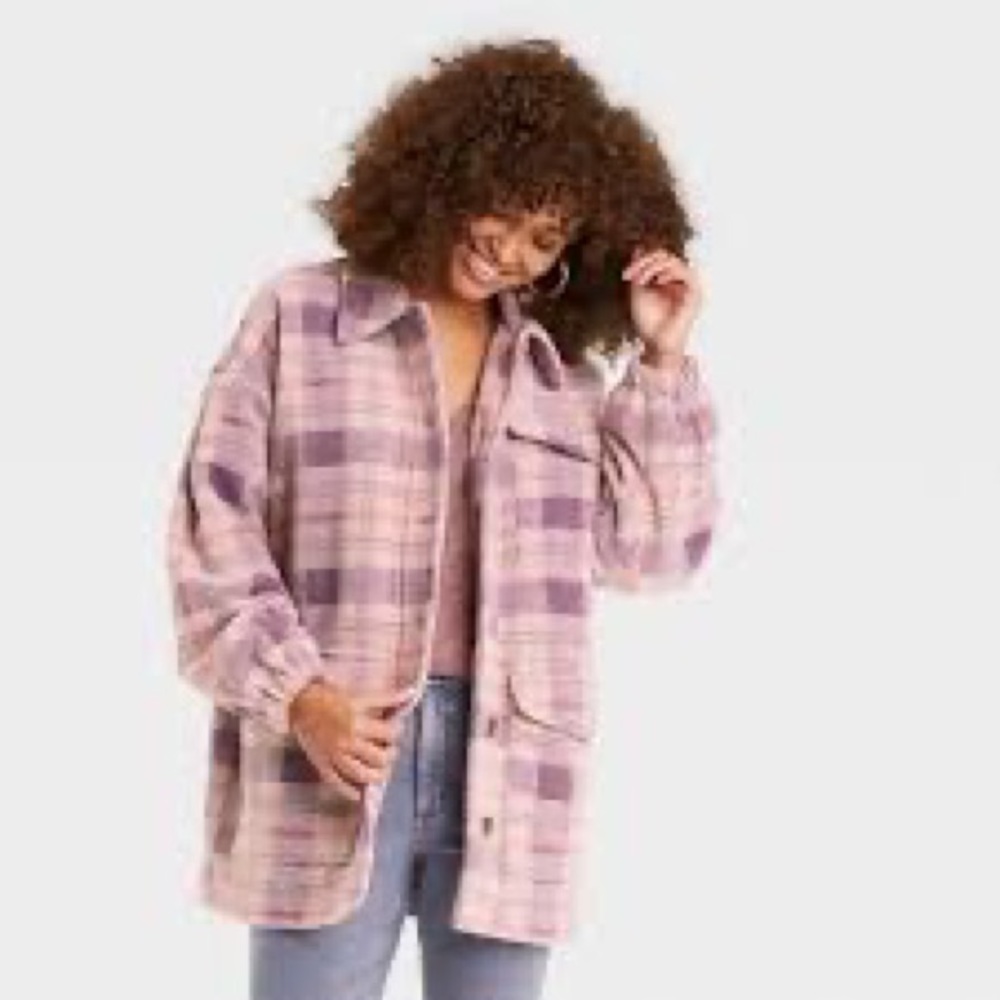 Universal Thread Plaid Shacket - Picture 6 of 6